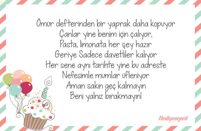 doğum günü davetiyeleri