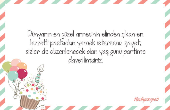 doğum günü davetiyeleri