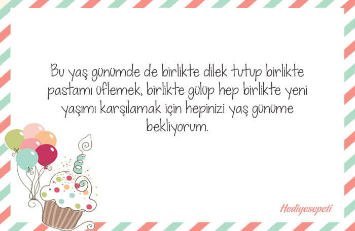 doğum günü davetiyeleri