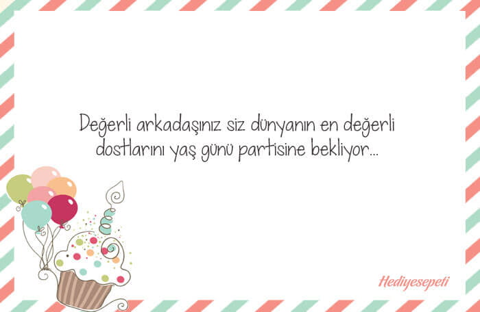 doğum günü davetiyeleri