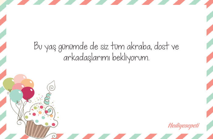 doğum günü davetiyeleri
