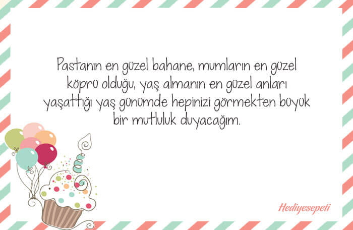 doğum günü davetiyeleri