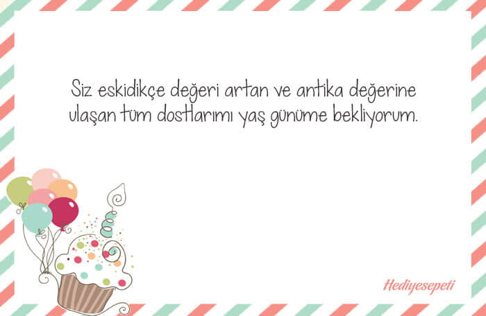 doğum günü davetiyeleri