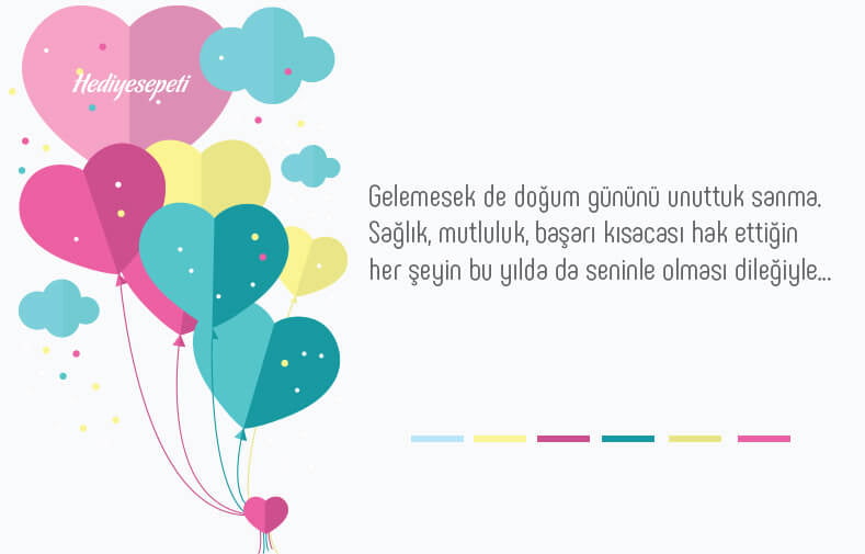 doğum günü kartı sözleri