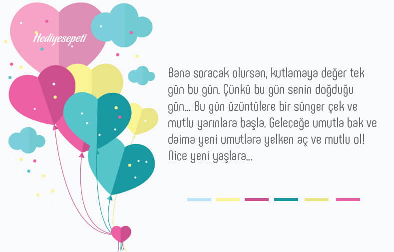 doğum günü tebrik kartı