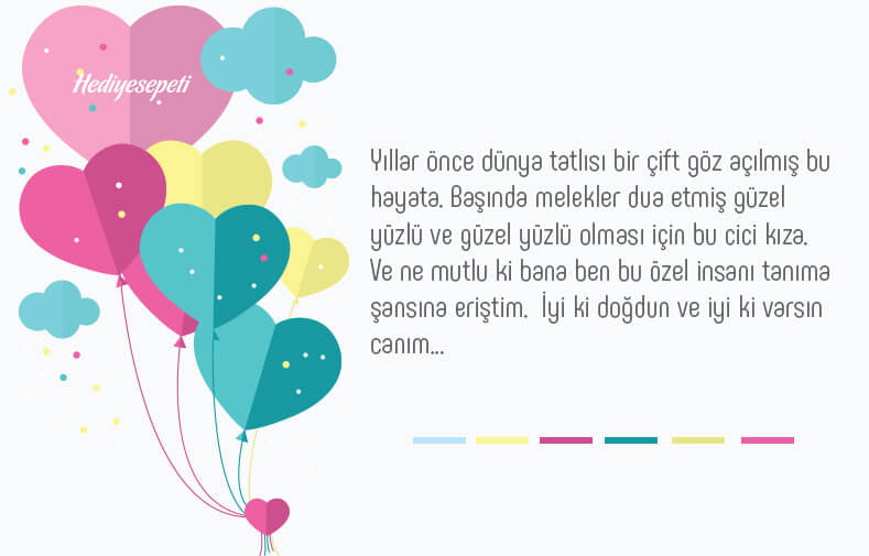 doğum günü tebrik kartı