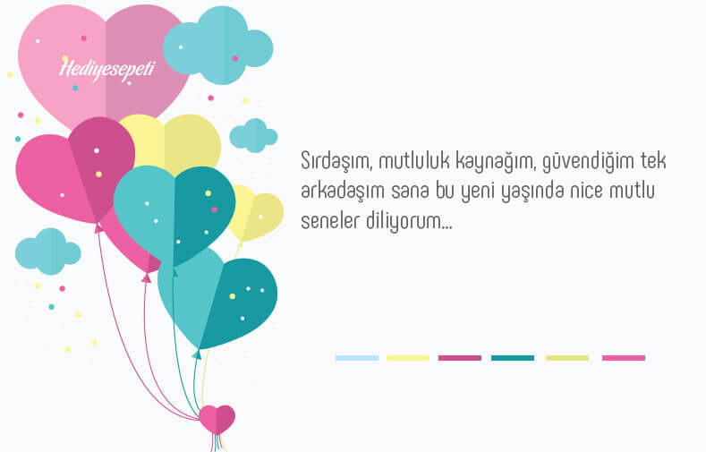 doğum günü tebrik kartı