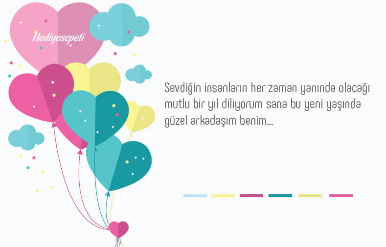 doğum günü tebrik kartı