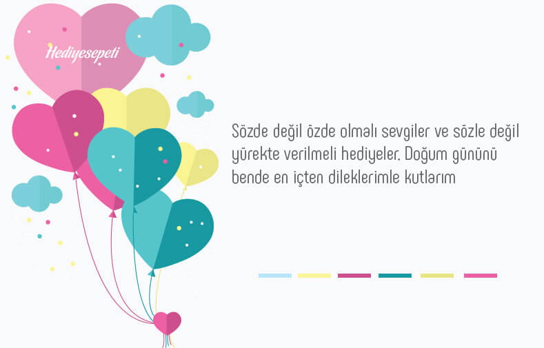 doğum günü tebrik kartı