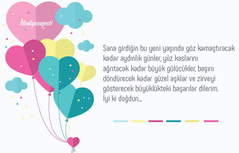 doğum günü tebrik kartı