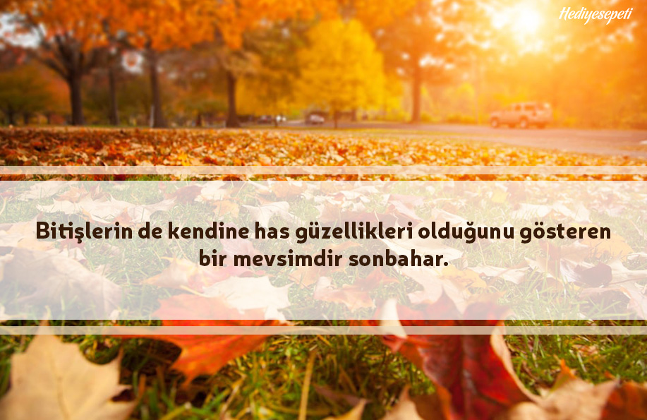 sonbahar ile ilgili sözler