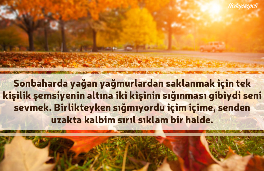 sonbahar sözleri