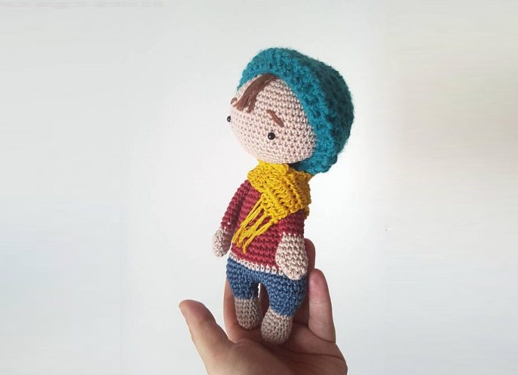 amigurumi erkek bebek