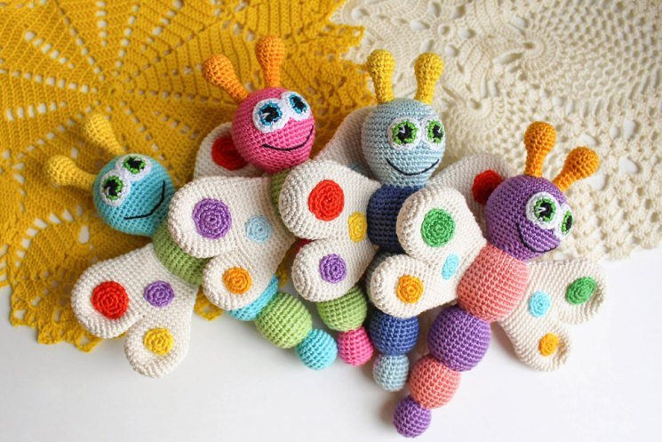 amigurumi kelebek