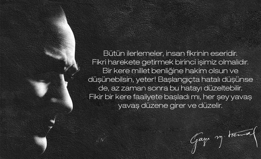 bilimle ilgili atatürk sözleri
