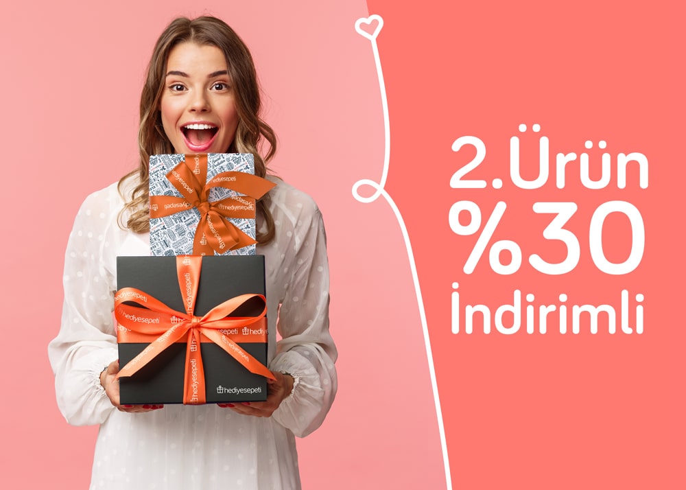 İkinci ürün yüzde 30 indirimli
